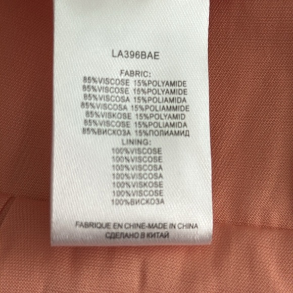 Molly Bracken Melon Pleated Mini Skirt w/ built in shorts underneath - Picture 6 of 6